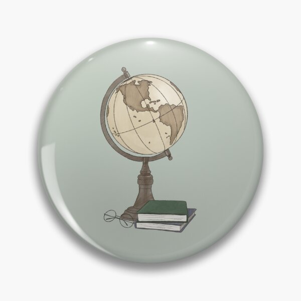 Item preview, Globe and books designed and sold by spaghetti576.