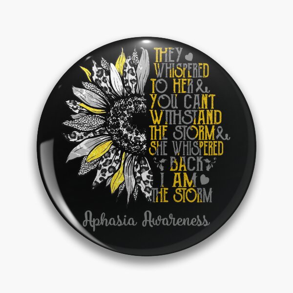 Item preview, I Am The Storm Sunflower Leopard Aphasia Awareness designed and sold by rechardtee.