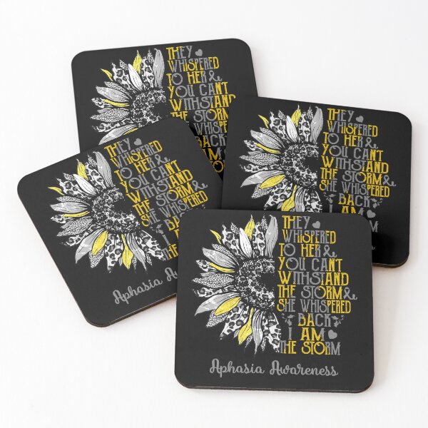 Item preview, I Am The Storm Sunflower Leopard Aphasia Awareness designed and sold by rechardtee.