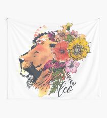 Leo Lion Wall Tapestry