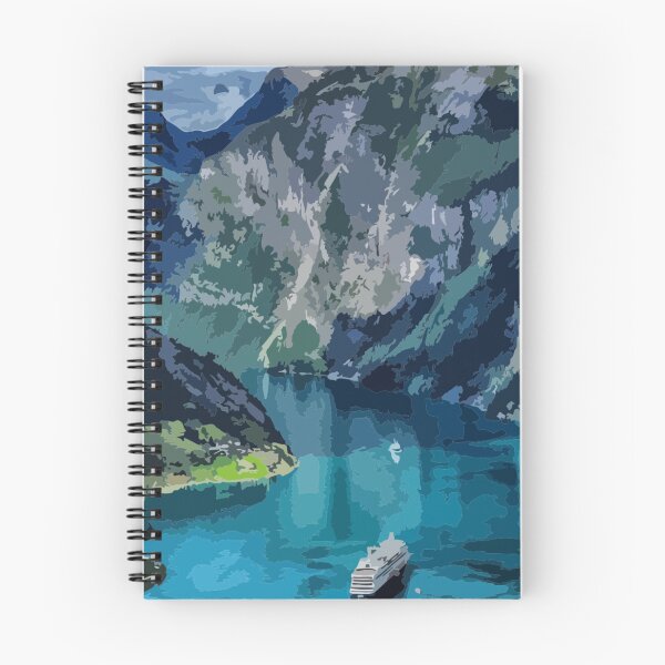 Item preview, Norway Fjords Painting designed and sold by Positive Lad.