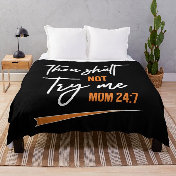 Item preview, Thou Shalt Not Try Me | Momlife | Motherhood gifts designed and sold by BuxomBabe21.
