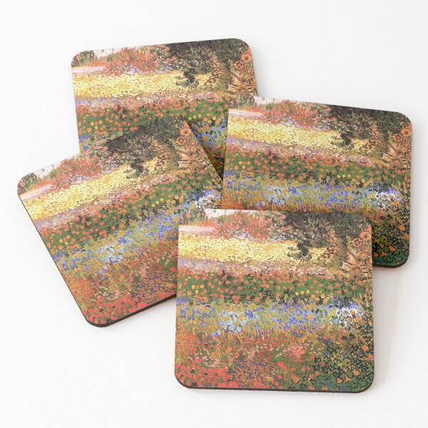 Item preview, Flowering Garden. Vintage floral garden oil painting by Vincent van Gogh. designed and sold by naturematters.