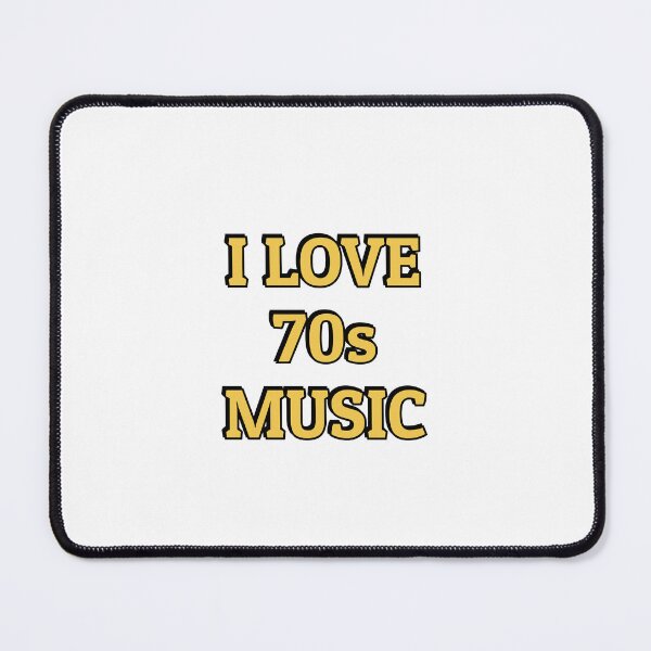 Item preview, I love 70s music purple retro nostalgia designed and sold by Inspirationmotivation.