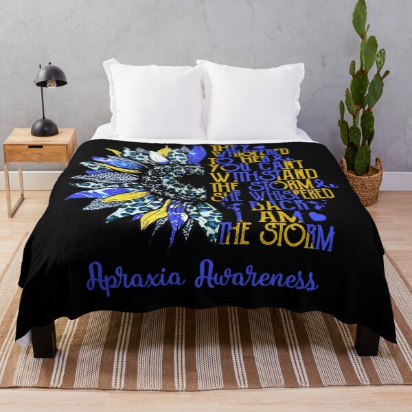 Item preview, I Am The Storm Sunflower Leopard Apraxia Awareness designed and sold by rechardtee.
