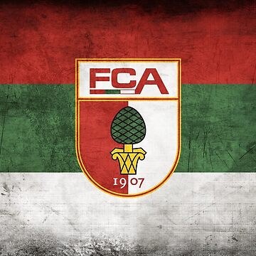 FC Augsburg Aschenbecher | Offizielles Fan Merchandise | Keramik | 10x10x3,1 Cm