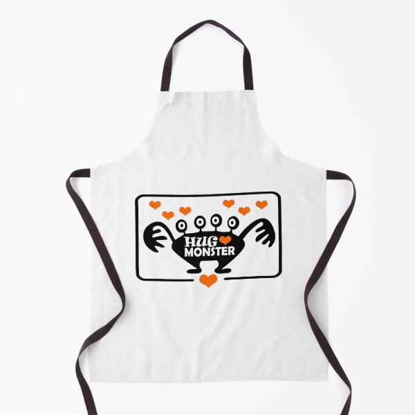 Item preview, Hug Monster / Monster Hug / Free Hugs (Orange Heart Version) designed and sold by NameThatShirt.