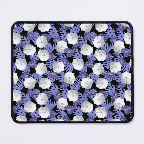 Item preview, Moonflowers - lavender on black designed and sold by MarcyBrennanArt.