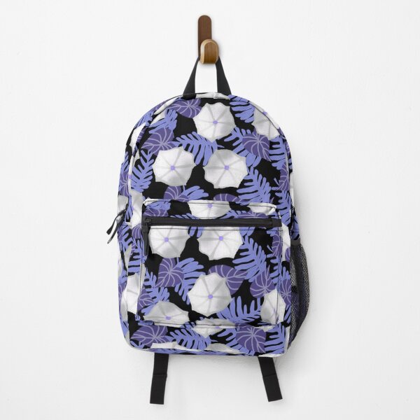 Item preview, Moonflowers - lavender on black designed and sold by MarcyBrennanArt.