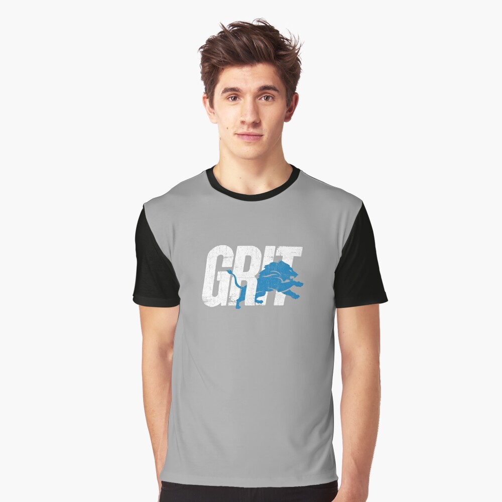 Detroit Lions Grit T-Shirt - Brixtee Apparel