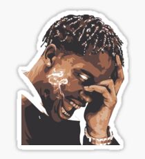 la flame travis rap Sticker