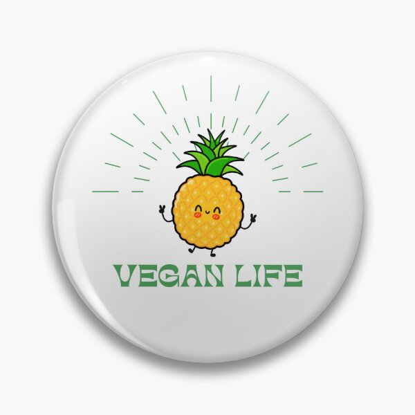 Item preview, Piña kawaii vegan life designed and sold by mimirocker.