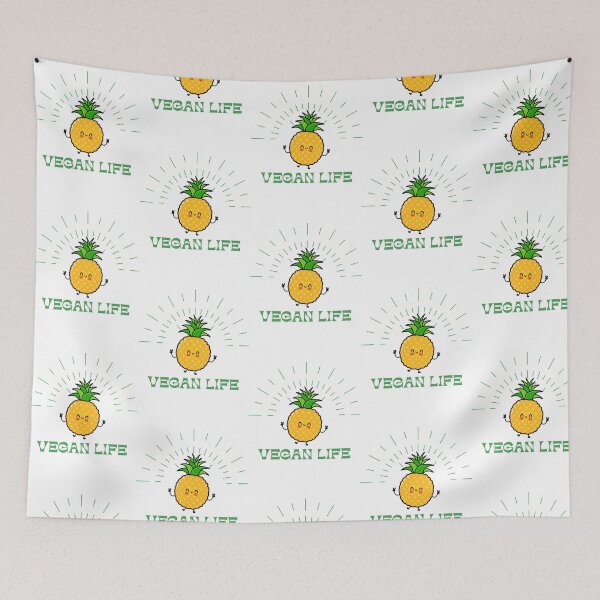 Item preview, pineapple kawaii vegan life designed and sold by mimirocker.