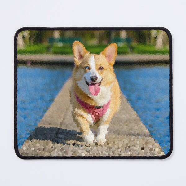 Item preview, Welsh Corgi Strutting by the Water designed and sold by MathenaArt.
