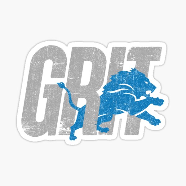 Detroit Lions GRIT Bumper Sticker