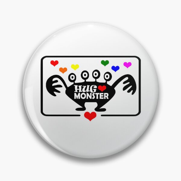 Item preview, Hug Monster / Monster Hug / Free Hugs (Pride Heart Version) designed and sold by NameThatShirt.