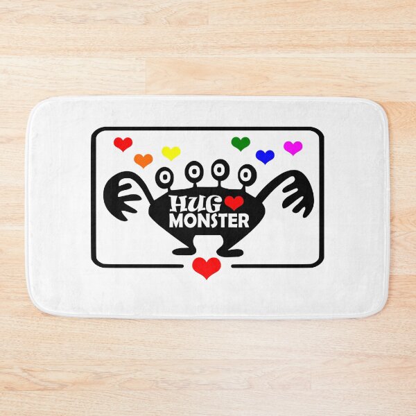 Item preview, Hug Monster / Monster Hug / Free Hugs (Pride Heart Version) designed and sold by NameThatShirt.