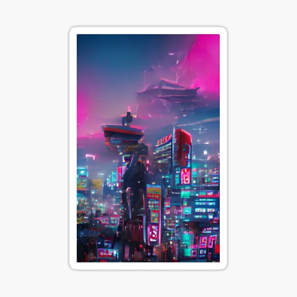 "Utopia in Japan" Sticker for Sale by blakedylan Redbubble
