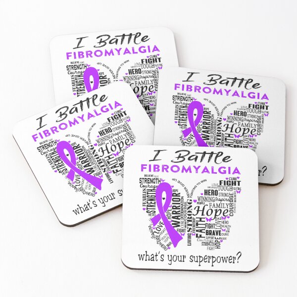 Item preview, Fibromyalgia Warrior - I Battle Fibromyalgia What is your Superpower? designed and sold by KirstybShop.