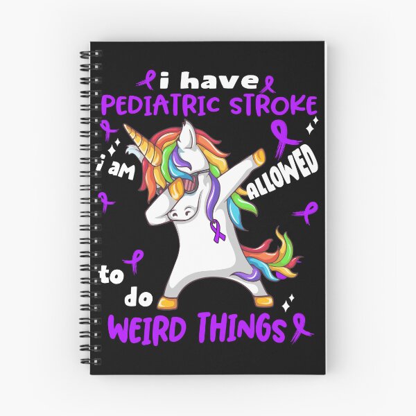 Item preview, Pediatric Stroke Awareness Funny I have Pediatric Stroke i'm allowed to do Weird Things! designed and sold by JanetShop809.