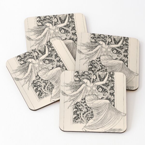 Item preview, Ninfa danzante de Walter Crane, 1895 designed and sold by Vintage Wall Art.
