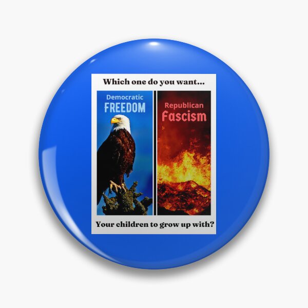 Item preview, Freedom or Fascism - It's Your Vote! designed and sold by Zibba-Zibba.