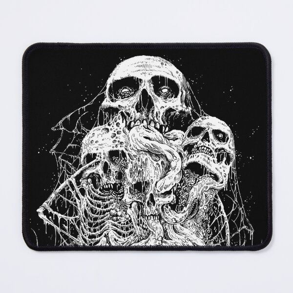 Item preview, Death Skeleton Tentacles Skulls black & white designed and sold by DRK7DSGN.