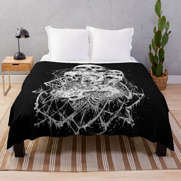 Item preview, Death Skeleton Tentacles Skulls black & white designed and sold by DRK7DSGN.