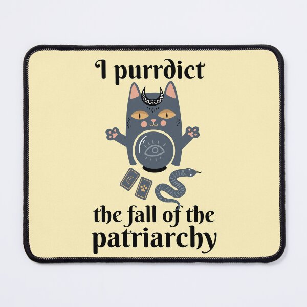 Item preview, I Purrdict The Fall Of The Patriarchy | Fun Witchy Feline Feminist designed and sold by DevlynnDesigns.