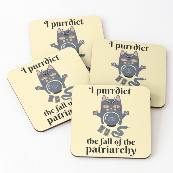 Item preview, I Purrdict The Fall Of The Patriarchy | Fun Witchy Feline Feminist  designed and sold by DevlynnDesigns.