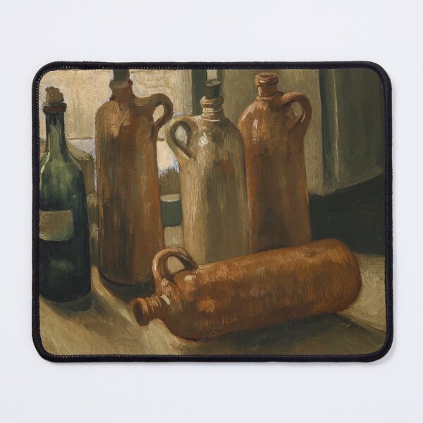 Item preview, Still Life with Five Bottles by Vincent van Gogh designed and sold by Vintage Wall Art.