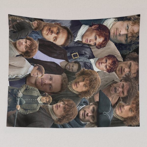 Item preview, sam heughan photo collage designed and sold by T-shirtakStore.