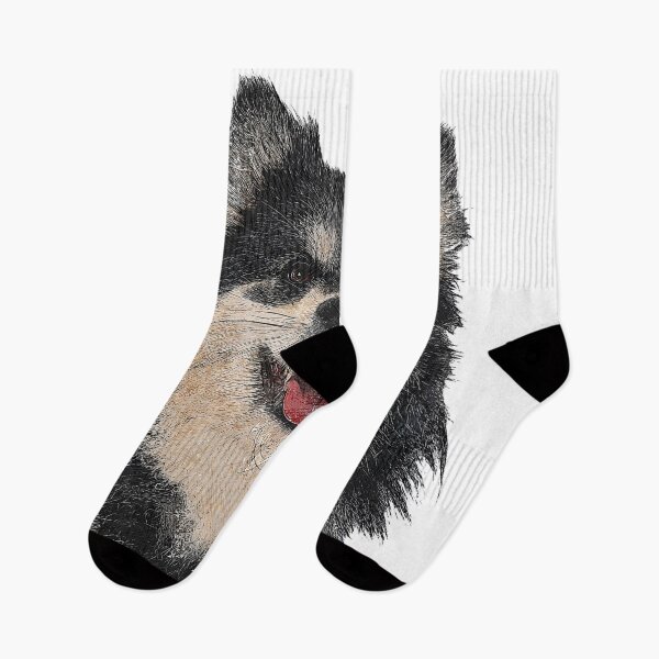 Item preview, Super Cute Finnish Lapphund Dog - Custom Pet Portrait Art Studio designed and sold by Custom Pet Portrait Art Studio.