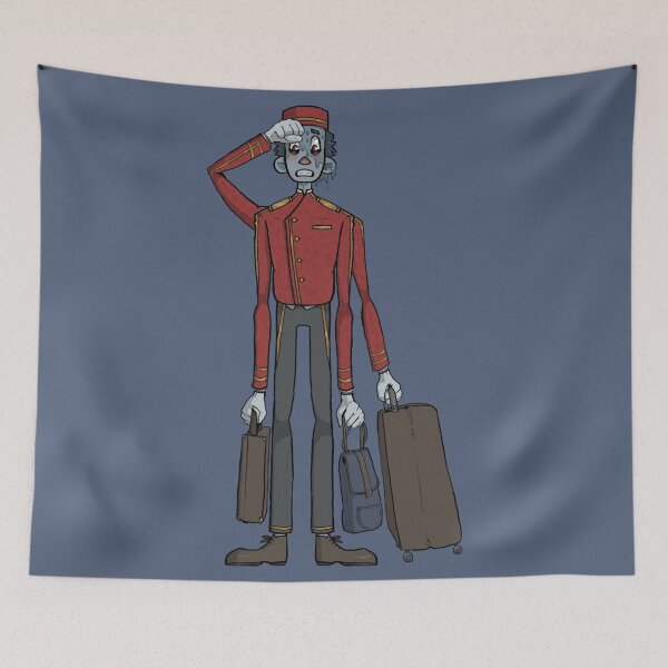 Item preview, Monster Lobby Boy from The Hotel designed and sold by AuriSweet.