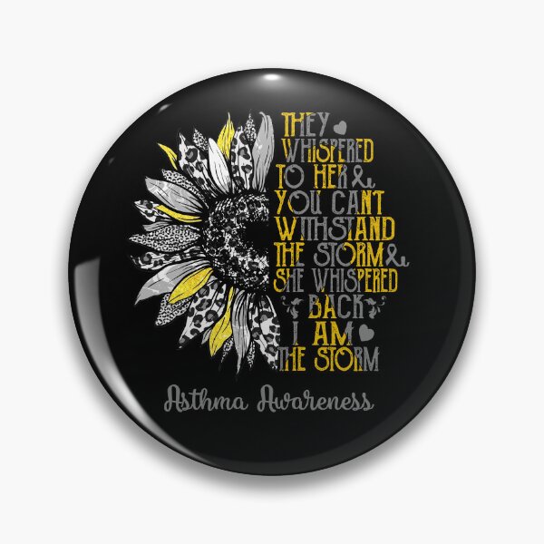 Item preview, I Am The Storm Sunflower Leopard Asthma Awareness designed and sold by rechardtee.