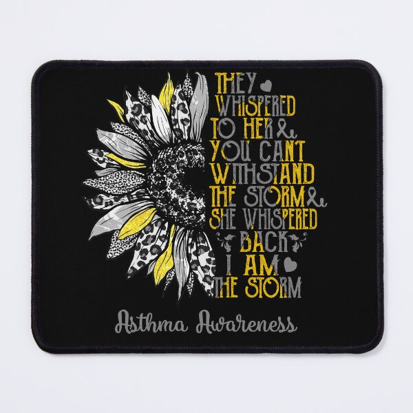 Item preview, I Am The Storm Sunflower Leopard Asthma Awareness designed and sold by rechardtee.