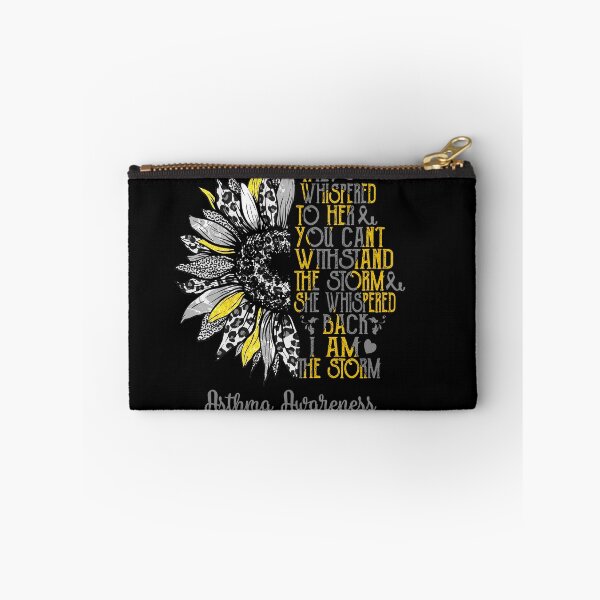 Item preview, I Am The Storm Sunflower Leopard Asthma Awareness designed and sold by rechardtee.