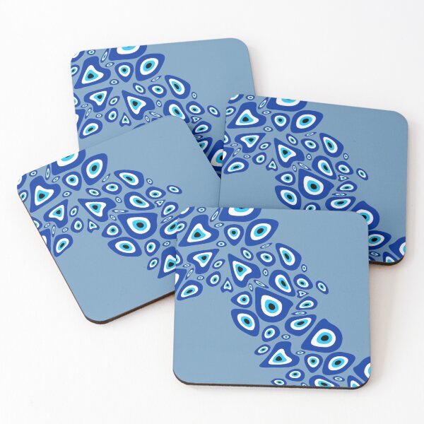 Item preview, Evil Eye Wave Pattern designed and sold by zzodiacdesignss.