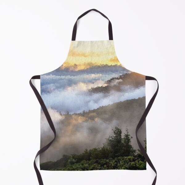 Item preview, Misty Mountain Sunrise designed and sold by MathenaArt.
