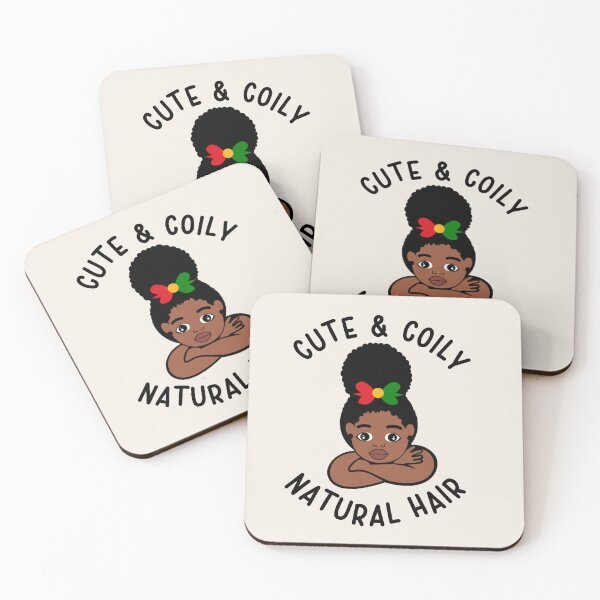 Item preview, Cute & Coily Afro Puff - Natural Hair Rocks designed and sold by ShopWithLeslie.