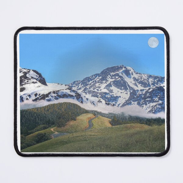Item preview, Valle Nevado Ski Resort Mountain Landscape Design Painting  designed and sold by randomtdesigns.