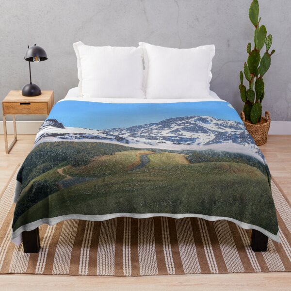 Item preview, Valle Nevado Ski Resort Mountain Landscape Design Painting designed and sold by randomtdesigns.