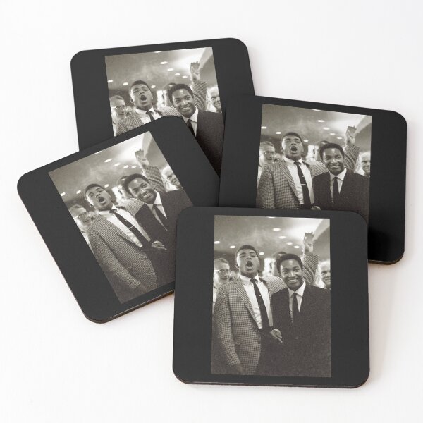 Item preview, Muhammad Ali And Sam Cooke Sticker designed and sold by pennysarabb.