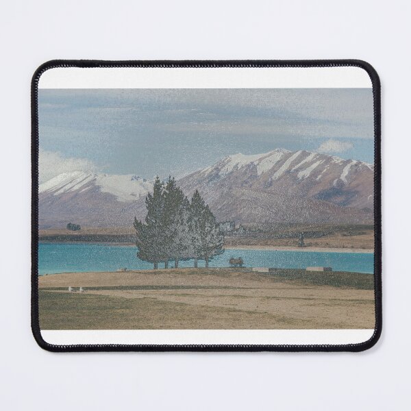 Item preview, Lake Tekapo Pukaki Mountain Landscape Design Painting  designed and sold by randomtdesigns.
