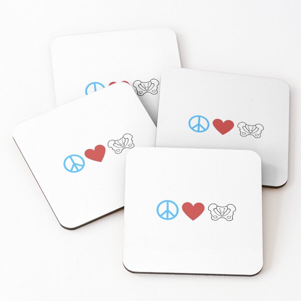 Item preview, Peace, Love, Pelvic Health Icons designed and sold by AprilPT.