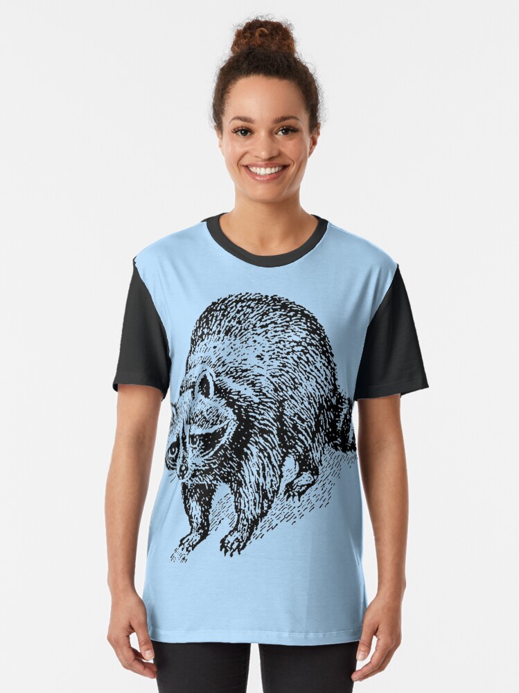 &ldquo;RACCOON&rdquo; T-shirt by IMPACTEES | Redbubble
