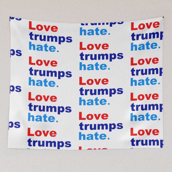 Item preview, love trumps hate designed and sold by Thelittlelord.
