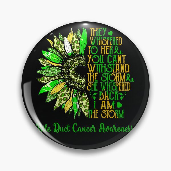 Item preview, I Am The Storm Sunflower Leopard Bile Duct Cancer Awareness designed and sold by rechardtee.