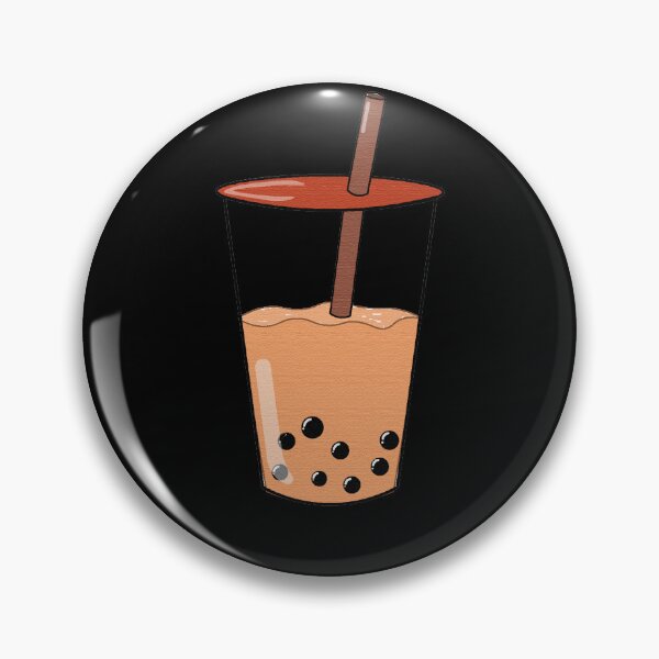 Aperçu de l'œuvre Thé Boba, thé à bulles, tasse de thé, thé à pois noirs créée et vendue par Reroreemy.