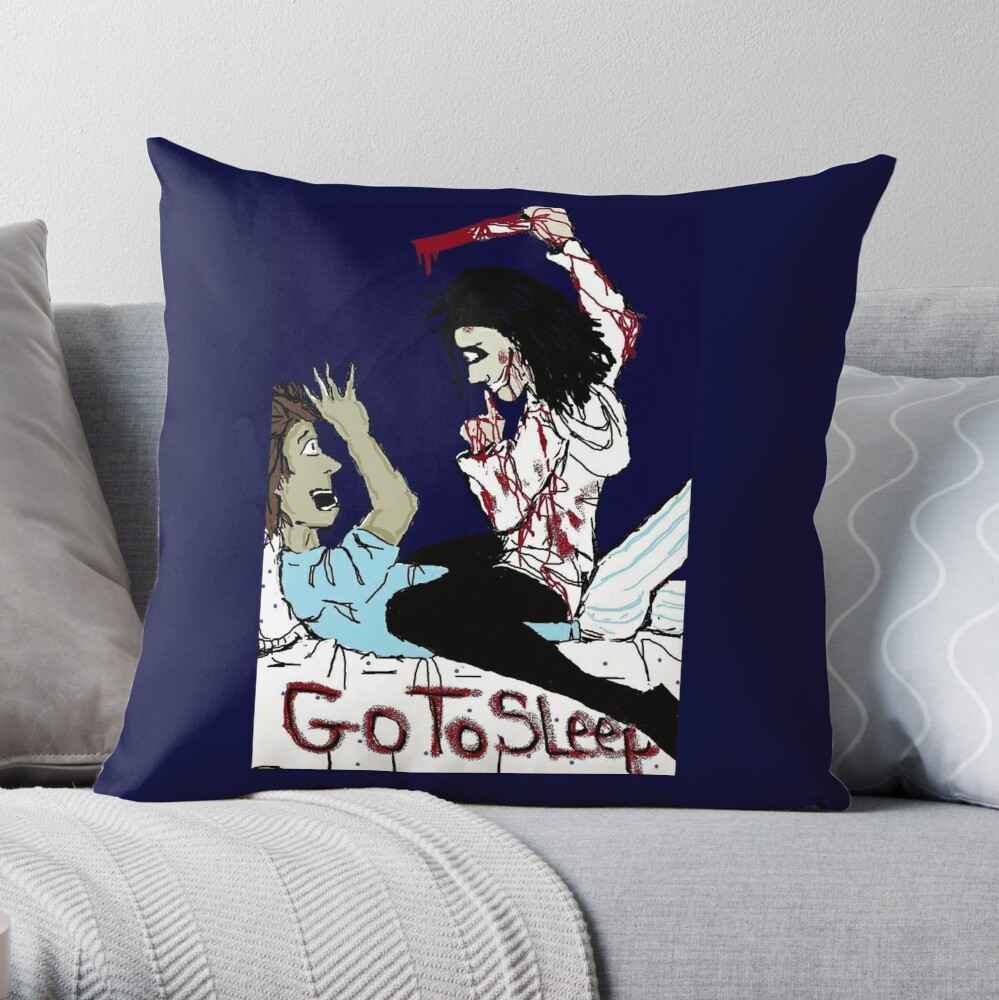 SALLY (CREEPYPASTA) Throw Pillow for Sale by Skayda